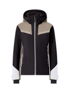A Head Women’s Joy Jacket showing waterproof breathable shell fabric, articulated sleeves, fully taped seams, insulated quilting, zippered hand pockets, and high stand-up collar.