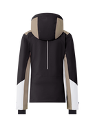 A Head Women’s Joy Jacket showing waterproof breathable shell fabric, articulated sleeves, fully taped seams, insulated quilting, zippered hand pockets, and high stand-up collar.