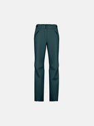 A pair of dark green Head Women's Joy Ski Pants that are waterproof, breathable, stretchable, and insulated.