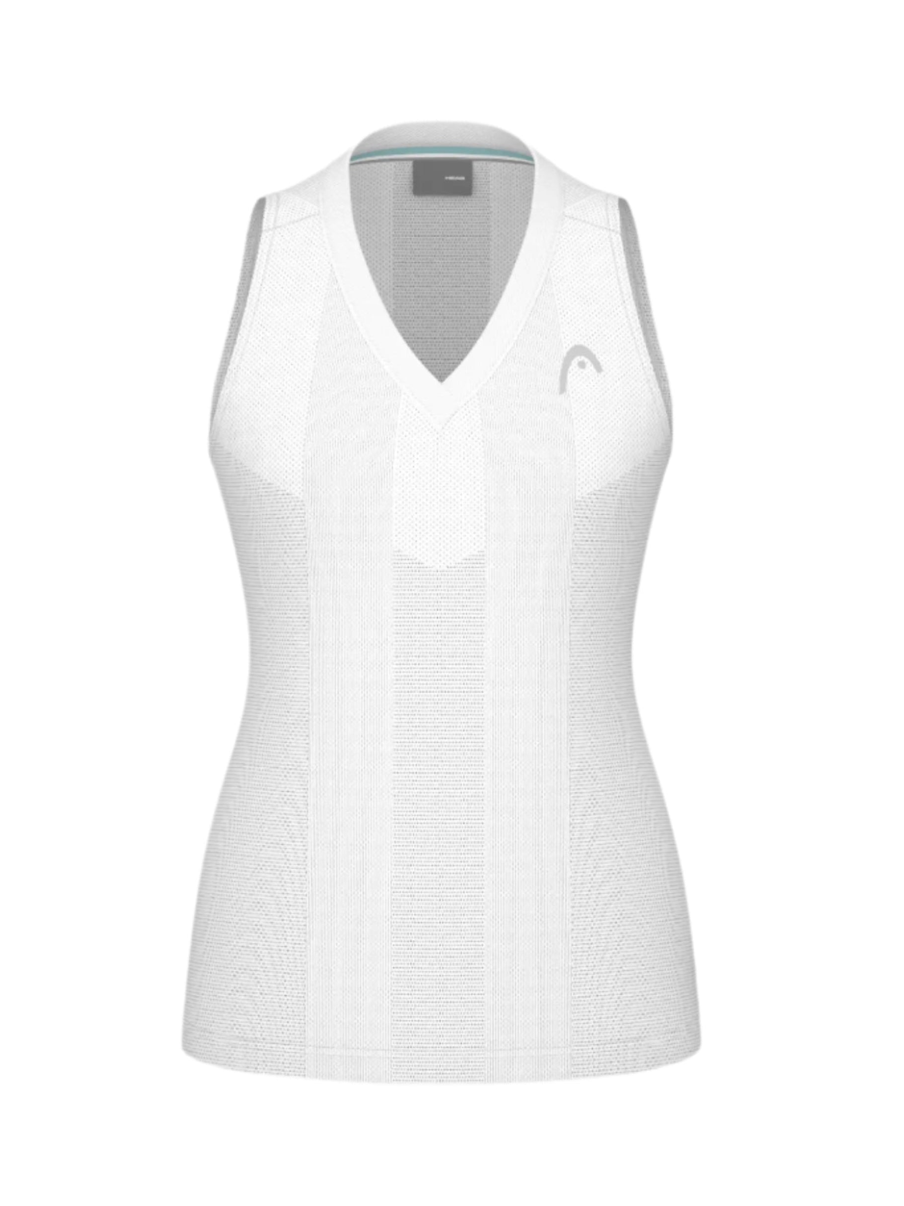 HEAD Women's Performance Tennis Tank featuring lightweight performance fabric, moisture management, breathable comfort, and an athletic fit.
