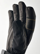 Hestra Army Leather GORE-TEX ski gloves with waterproof membrane, goat leather, G-Loft insulation and high snow-lock cuffs.