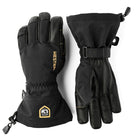 Hestra Army Leather GORE-TEX ski gloves with waterproof membrane, goat leather, G-Loft insulation and high snow-lock cuffs.