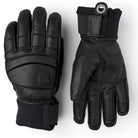 Hestra Fall Line 5 Finger leather ski gloves with G-Loft insulation, removable lining and short neoprene cuffs.