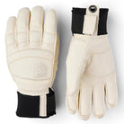 Hestra Fall Line 5 Finger leather ski gloves with G-Loft insulation, removable lining and short neoprene cuffs.