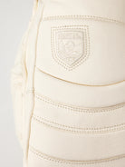 Hestra Fall Line Mitt in Almond White cowhide leather with G-Loft insulation, removable lining and short neoprene cuff.