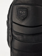 Hestra Fall Line Mitt in Black cowhide leather with G-Loft insulation, removable lining and short neoprene cuff.