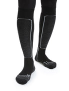 Icebreaker Women's Merino Ski+ Light Socks featuring premium Merino wool, light cushioning, anatomical support, seamless toe construction, and women's-specific fit.
