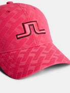 J.Lindeberg Anga Jacquard golf cap with lightweight breathable construction and adjustable fit for golf and outdoor activities