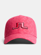 J.Lindeberg Anga Jacquard golf cap with lightweight breathable construction and adjustable fit for golf and outdoor activities