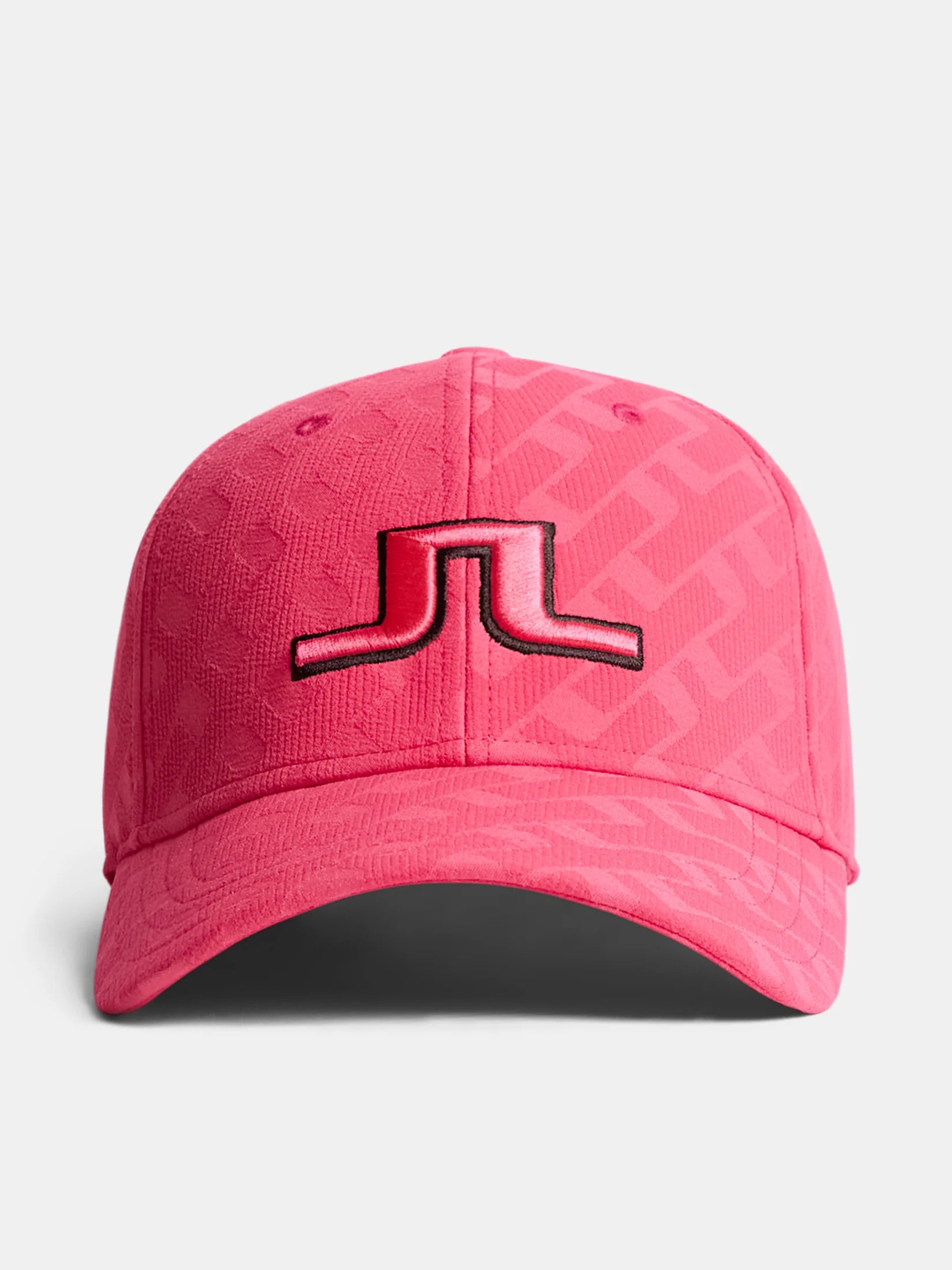 J.Lindeberg Anga Jacquard golf cap with lightweight breathable construction and adjustable fit for golf and outdoor activities