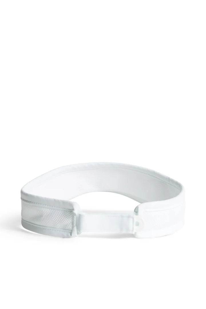 J.Lindeberg Attain golf visor with lightweight breathable construction and adjustable fit for golf and outdoor activities