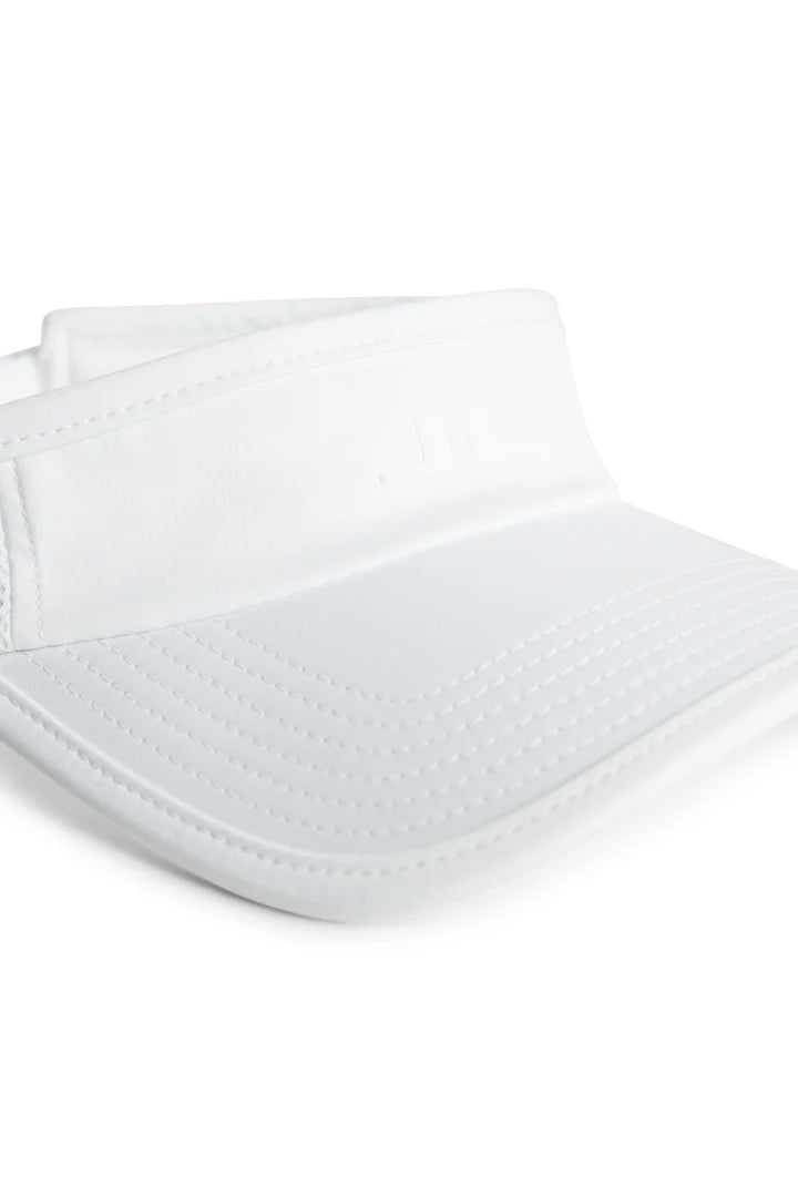 J.Lindeberg Attain golf visor with lightweight breathable construction and adjustable fit for golf and outdoor activities