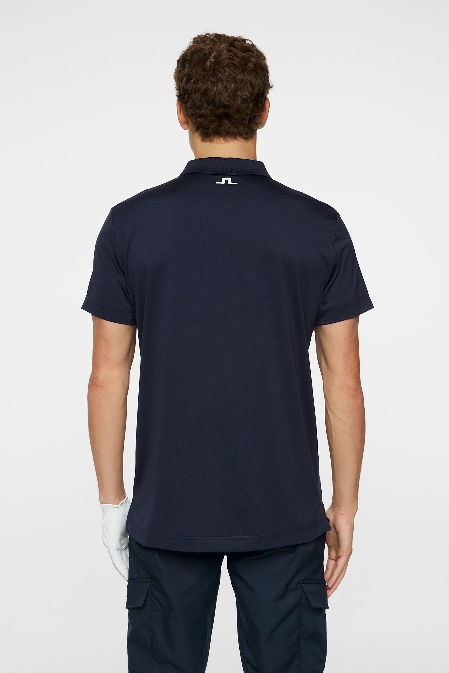 J.Lindeberg Men's Lionel golf polo with breathable stretch performance fabric and athletic fit for golf and everyday wear