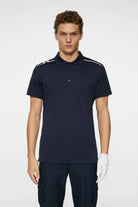 J.Lindeberg Men's Lionel golf polo with breathable stretch performance fabric and athletic fit for golf and everyday wear
