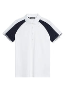 J.Lindeberg Women's Perinne golf polo with breathable stretch performance fabric and athletic fit for golf and resort wear