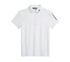 J.Lindeberg Women's Tour Tech golf polo with breathable four-way stretch performance fabric and athletic fit for golf and active wear