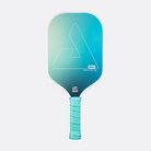 A seaside green JOOLA Astral pickleball paddle with a gradient design.