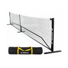 A black JOOLA Elemental Pickleball Net that shows off both the net and the carrying bag.