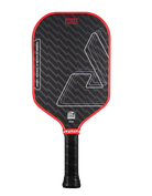 A Joola Perseus Double Vision pickleball paddle with a black and red design.
