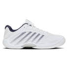 K-Swiss Men's Hypercourt Express 3 Tennis Shoes featuring a breathable mesh upper, responsive cushioning, durable outsole, and lightweight court performance.