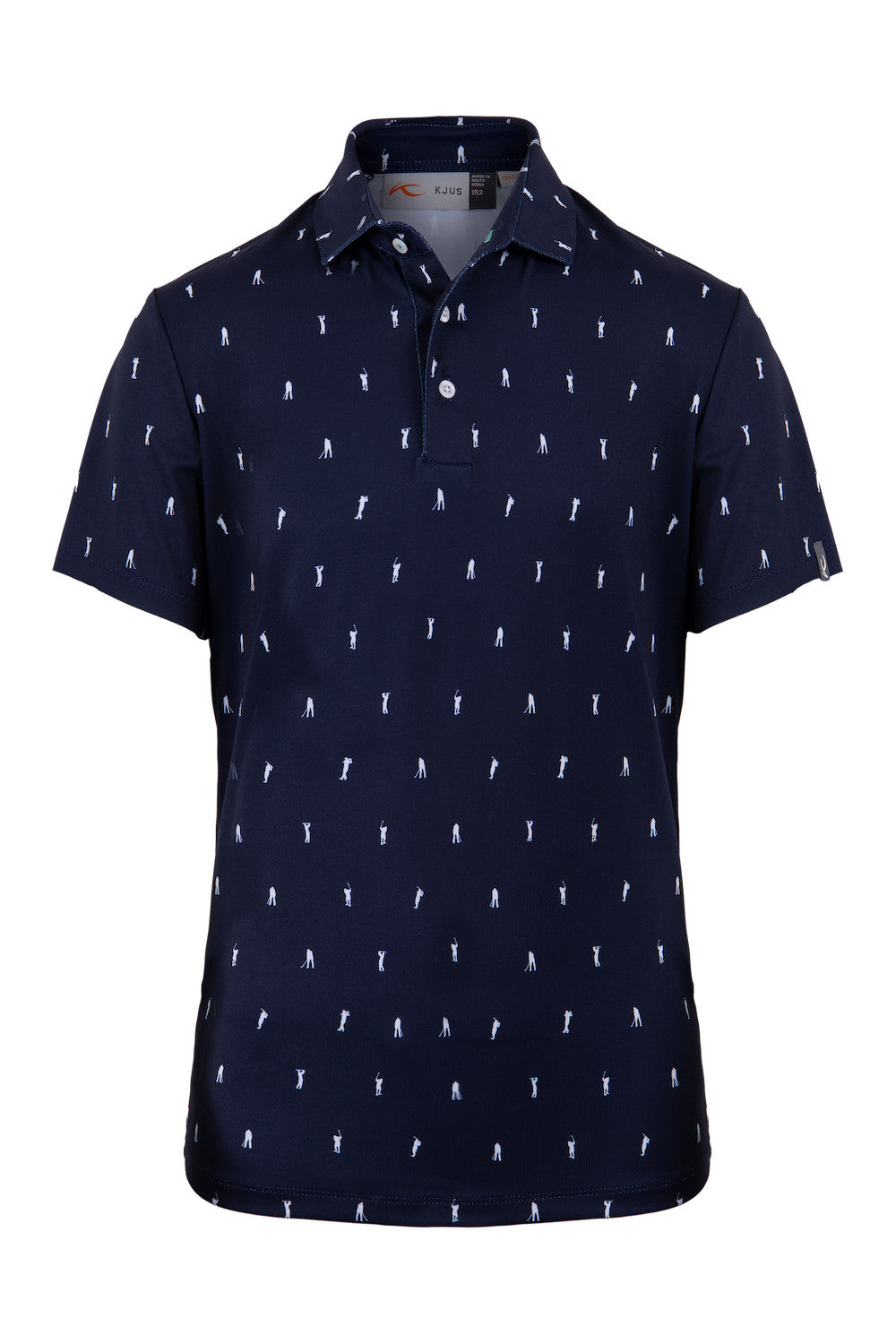 KJUS Boys Golfer golf polo with breathable four-way stretch performance fabric for junior golfers and active youth