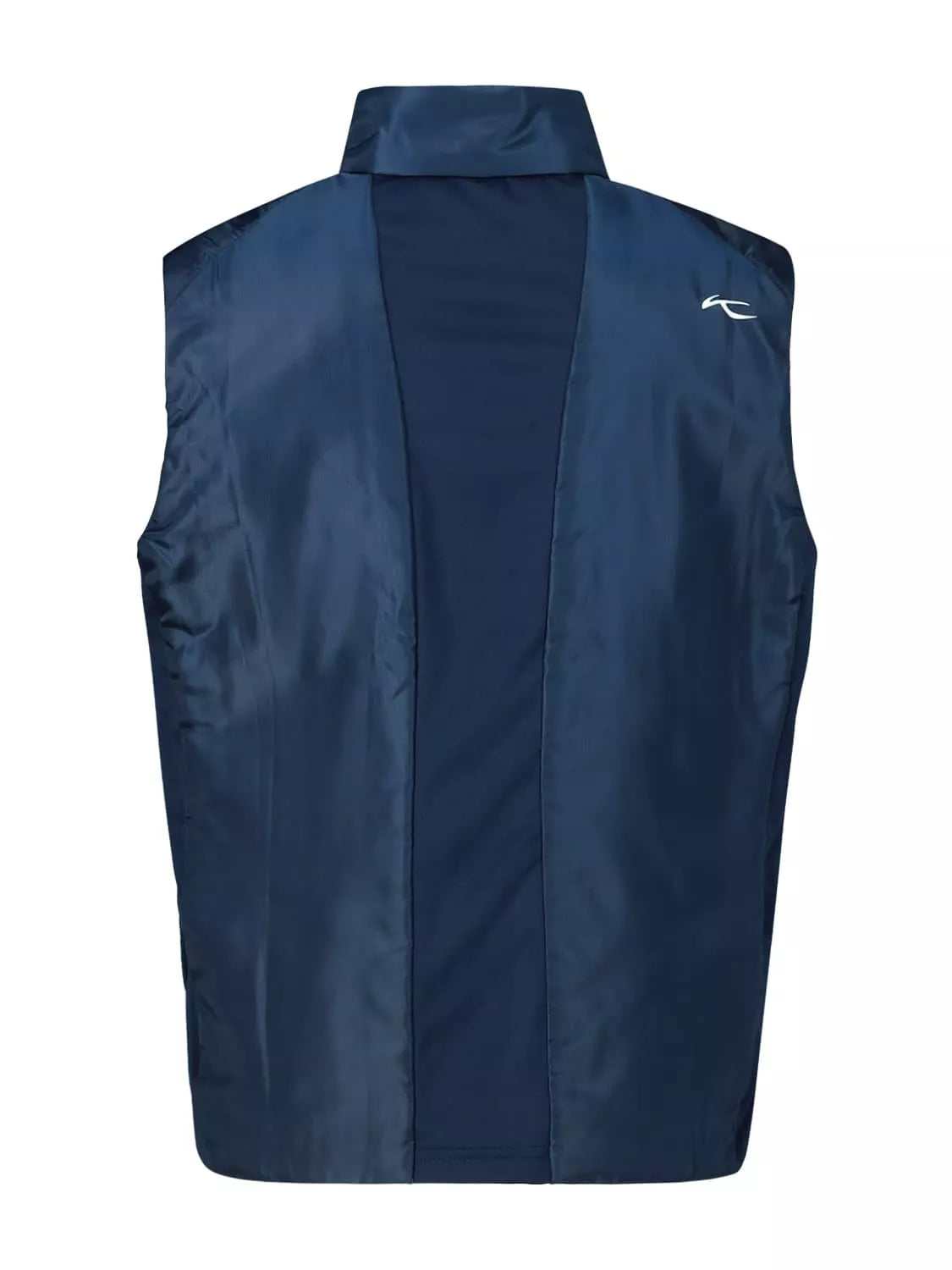 KJUS Boy's Radiation Vest featuring lightweight synthetic insulation, stretch side panels, zippered pockets, and a youth-specific fit for skiing and winter wear.