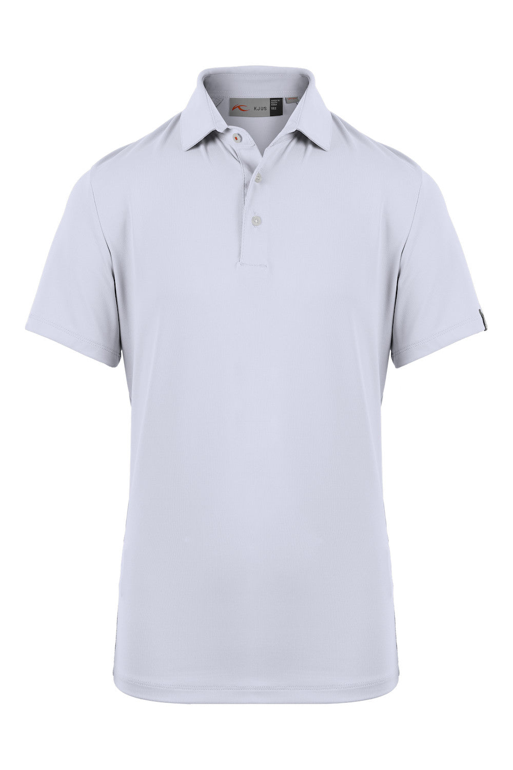 KJUS Boys Self Collar golf polo with breathable four-way stretch performance fabric for junior golfers and active youth