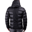 KJUS Men's FRX Blackcomb Hooded Jacket featuring lightweight synthetic insulation, four-way stretch fabric, insulated hood, and premium alpine performance.