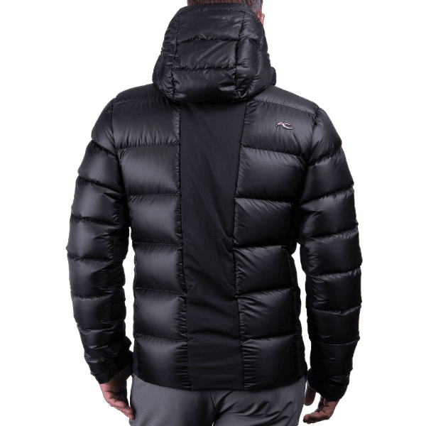 KJUS Men's FRX Blackcomb Hooded Jacket featuring lightweight synthetic insulation, four-way stretch fabric, insulated hood, and premium alpine performance.
