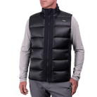 KJUS Men's FRX Blackcomb Vest featuring lightweight synthetic insulation, stretch performance fabric, zippered pockets, and an athletic fit for skiing and winter wear.