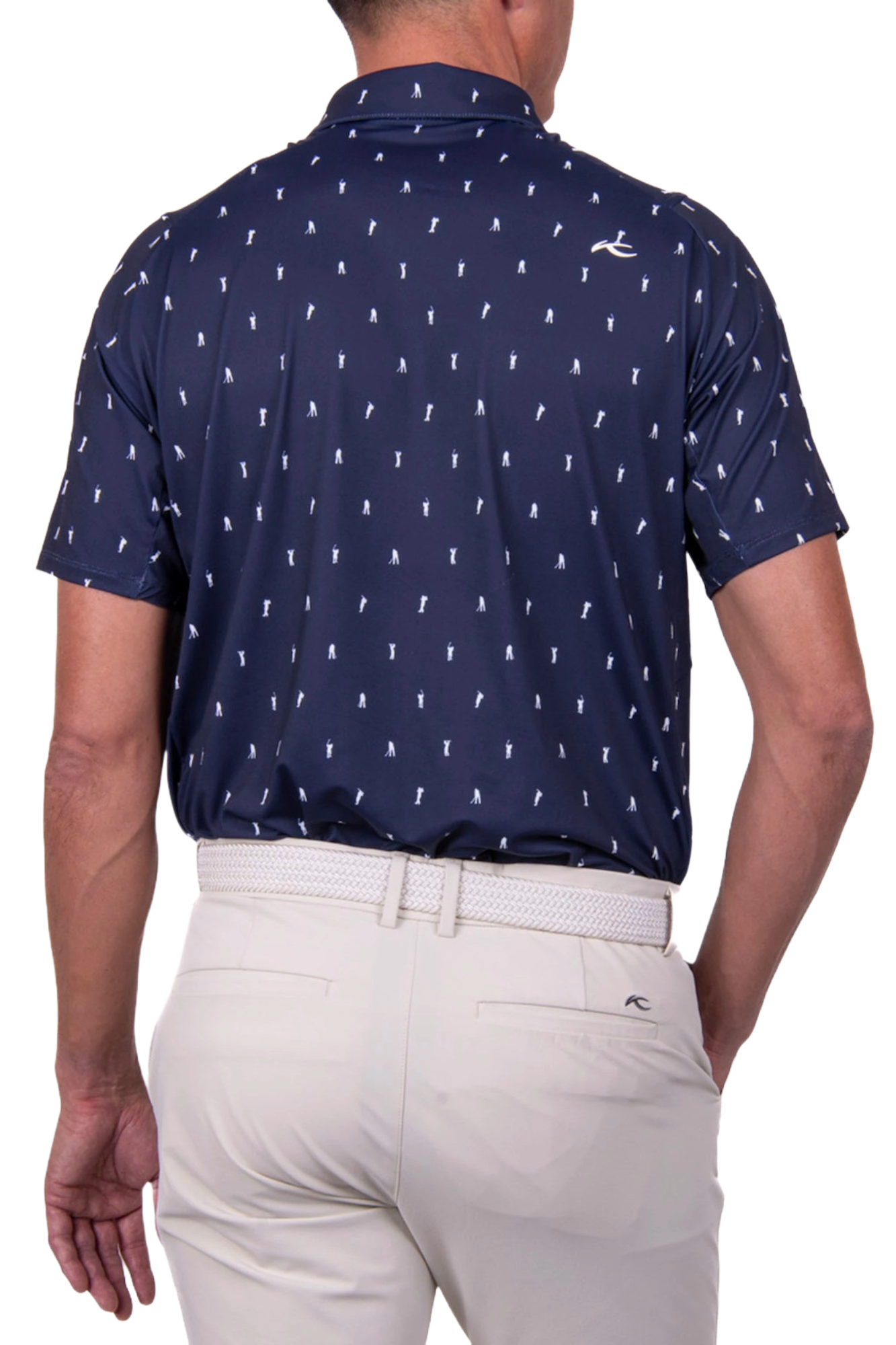 KJUS Men's Golfer golf polo with breathable four-way stretch performance fabric and athletic fit for golf and casual wear