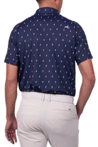 KJUS Men's Golfer golf polo with breathable four-way stretch performance fabric and athletic fit for golf and casual wear