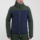 KJUS Men's Green Line 2.0 Ski Jacket featuring waterproof construction, lightweight insulation, four-way stretch fabric, adjustable hood, and premium alpine performance.