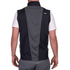 KJUS Men's Radiation Vest featuring lightweight synthetic insulation, stretch side panels, zippered pockets, and an athletic fit for skiing and winter layering.