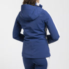 KJUS Women's Formula Ski Jacket featuring waterproof construction, lightweight insulation, four-way stretch fabric, adjustable hood, and premium alpine performance.