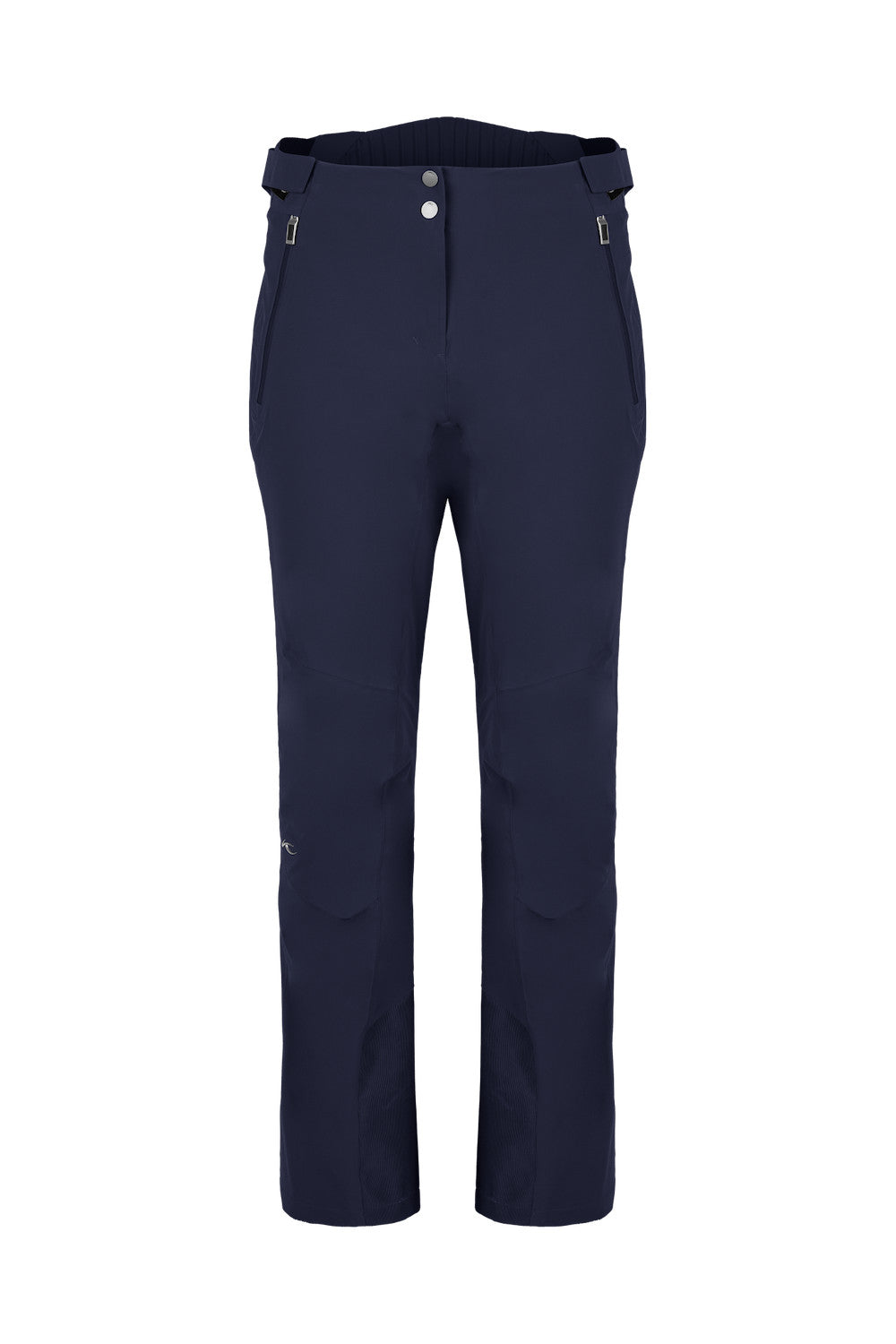 KJUS Women's Formula Ski Pants featuring waterproof construction, lightweight insulation, four-way stretch fabric, articulated knees, and a women's-specific performance fit.