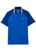 Lacoste Men's x Daniil Medvedev Ultra-Dry Tennis Polo featuring moisture-wicking performance fabric, athletic fit, and signature collection detailing.