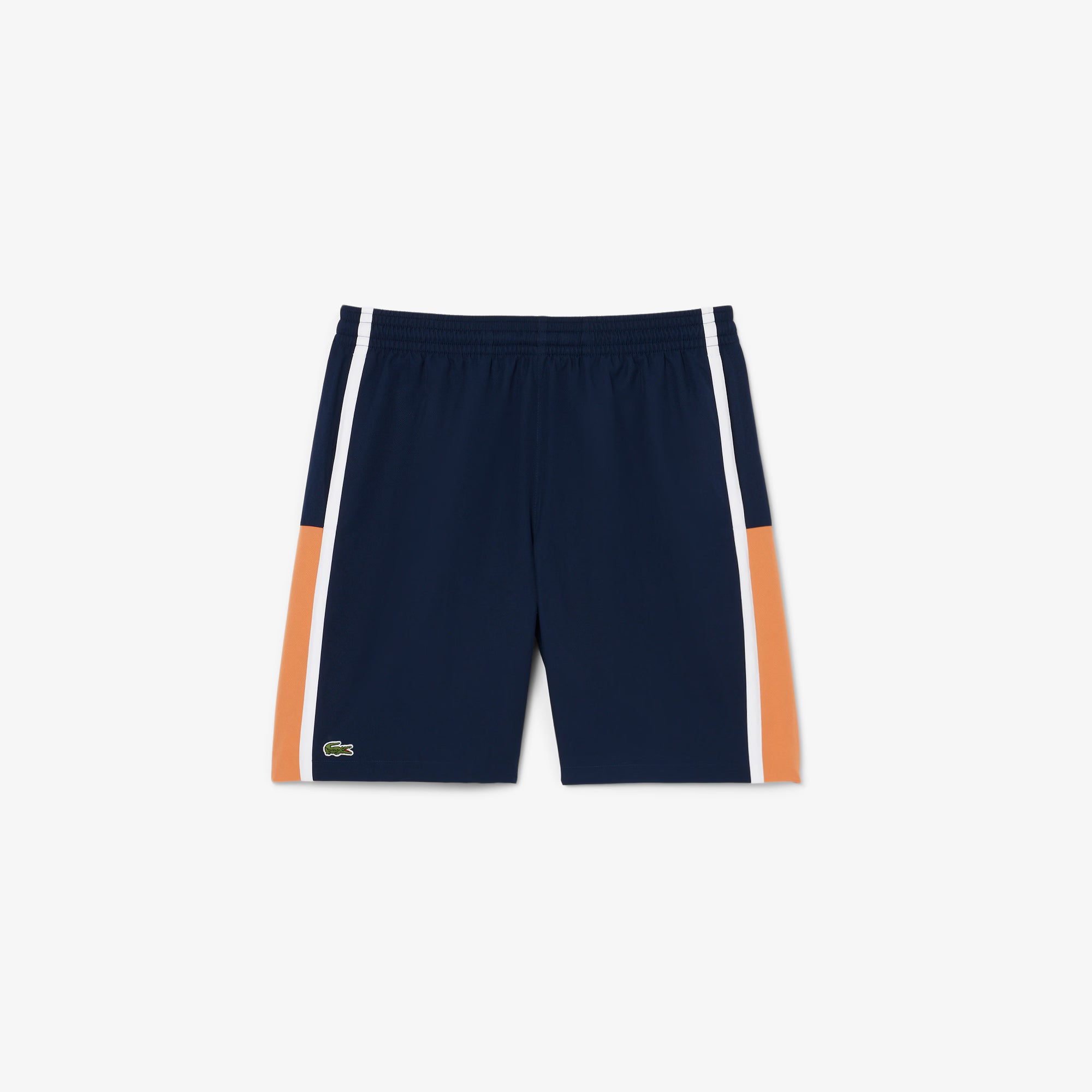Lacoste Men's Lightweight Colourblock Tennis Shorts featuring lightweight performance fabric, colourblock styling, and breathable athletic comfort.