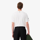 Lacoste Men's Printed Jersey T-Shirt featuring soft jersey fabric, printed graphics, breathable comfort, and signature crocodile branding.