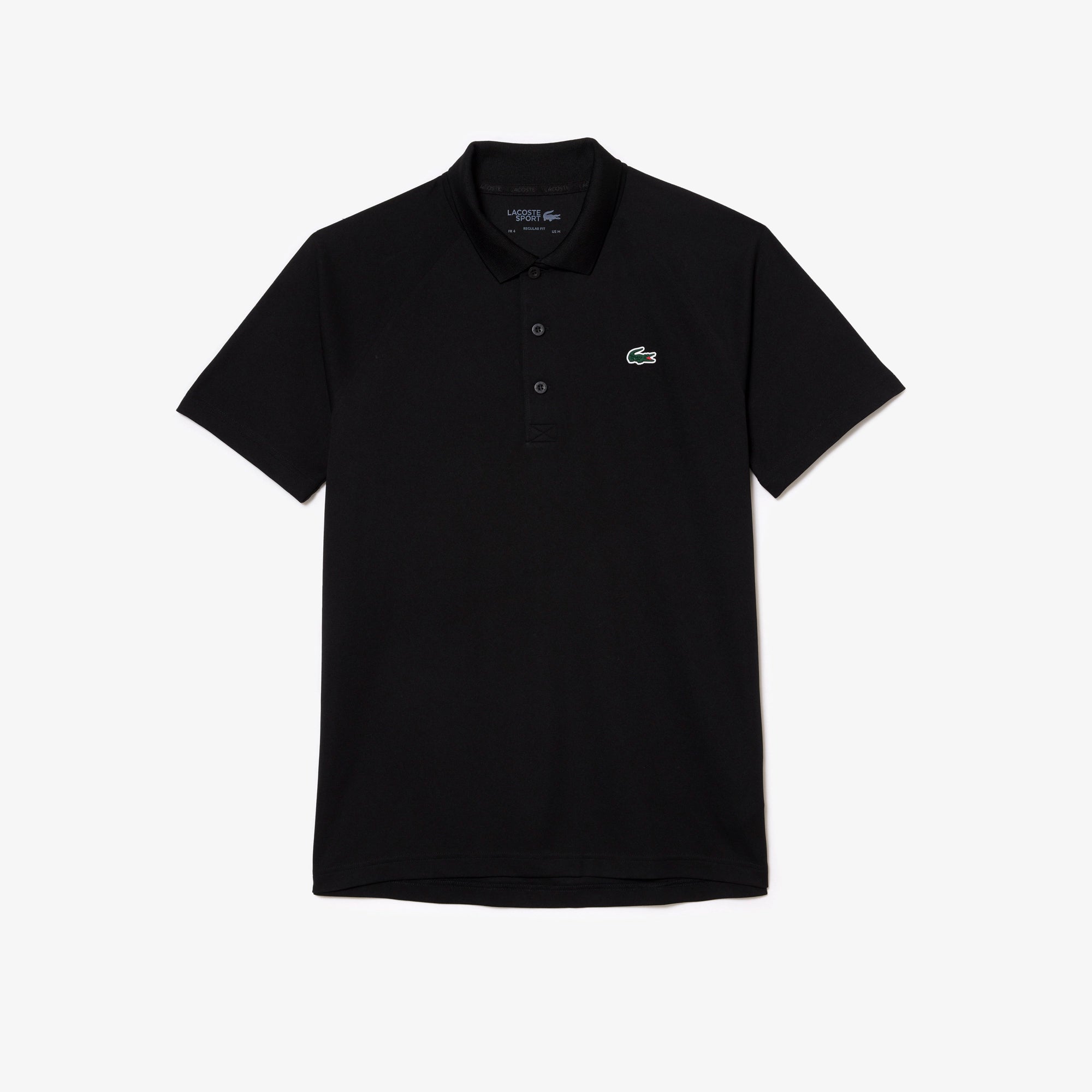 Lacoste Men's Regular Fit UV Protection golf polo with breathable performance fabric and sun protection for golf and outdoor activities