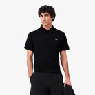 Lacoste Men's Regular Fit UV Protection golf polo with breathable performance fabric and sun protection for golf and outdoor activities