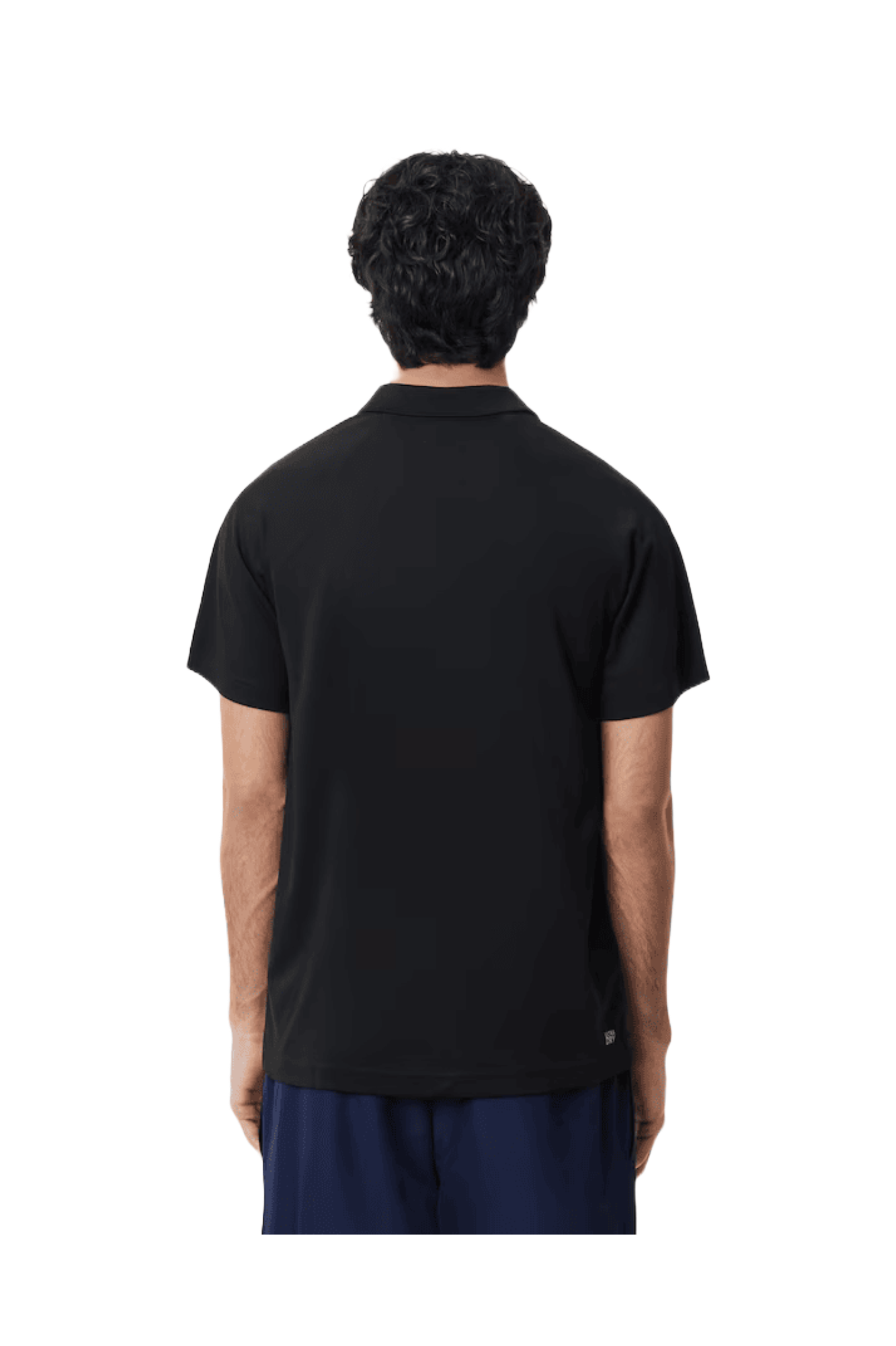 Lacoste Men's Sport Abrasion-Resistant Interlock Polo featuring durable interlock fabric, breathable comfort, athletic fit, and crocodile branding.
