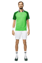 Lacoste Men's Sport x Daniil Medvedev Tennis Shorts featuring lightweight performance fabric, athletic fit, side pockets, and signature collection styling.