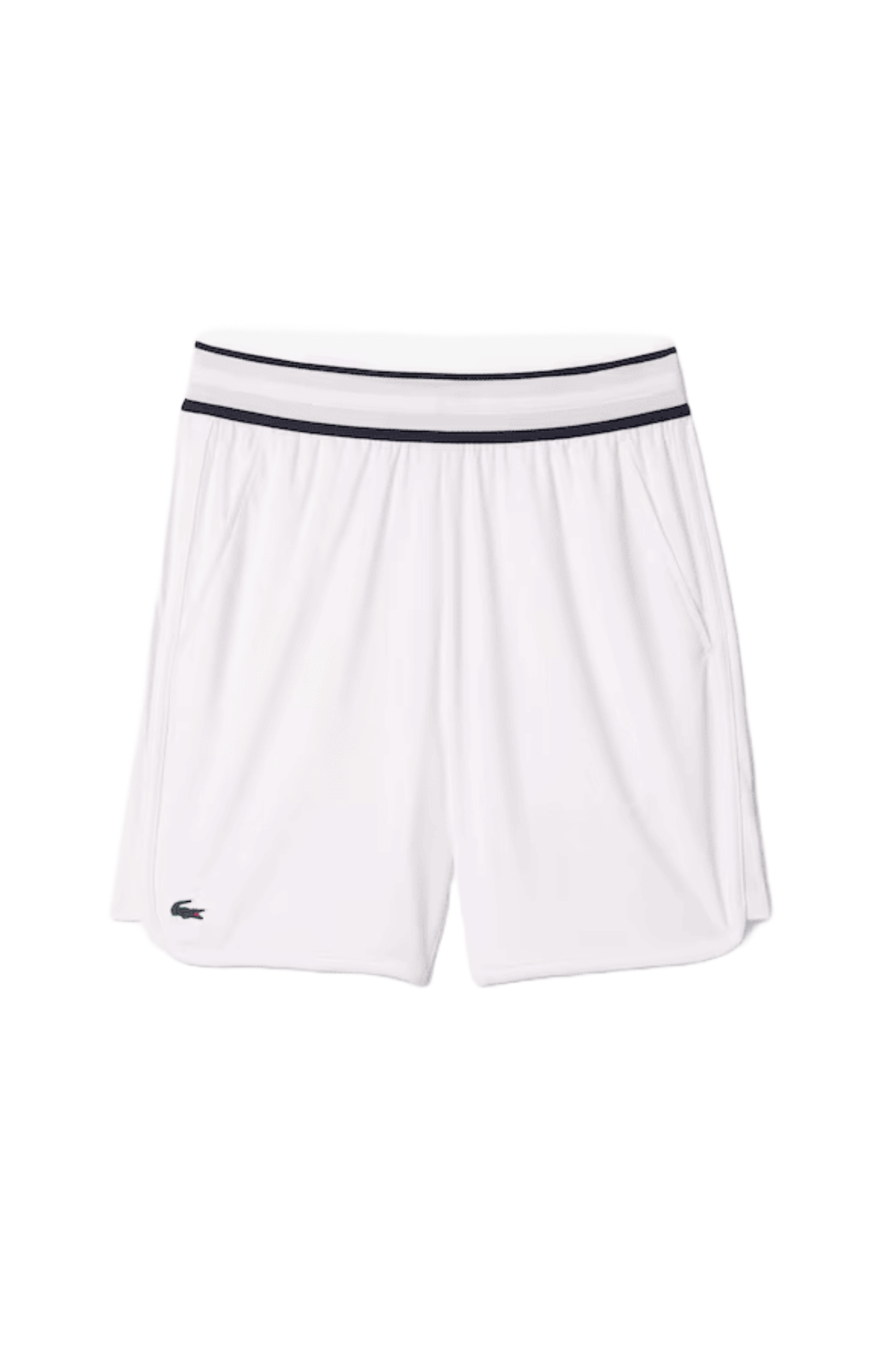Lacoste Men's Sport x Daniil Medvedev Tennis Shorts featuring lightweight performance fabric, athletic fit, side pockets, and signature collection styling.