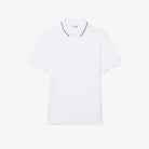 Lacoste Men's Tennis Heritage Ultra Dry Stretch Polo featuring moisture-wicking stretch fabric, heritage styling, and embroidered crocodile branding.