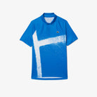 Lacoste Men's Tennis x Novak Djokovic On-Court Polo featuring breathable performance fabric, athletic fit, and signature collection detailing.
