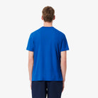 Lacoste Men's Tennis x Novak Djokovic T-Shirt featuring soft breathable fabric, athletic styling, signature graphics, and crocodile branding.