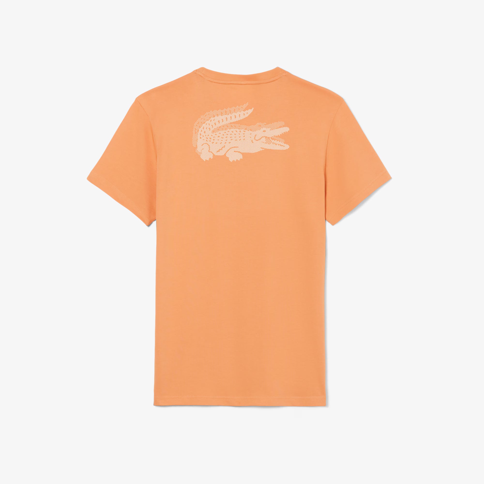 Lacoste Men's Ultra Dry Crocodile Graphic Tee featuring moisture-wicking performance fabric, bold crocodile graphics, and breathable comfort.