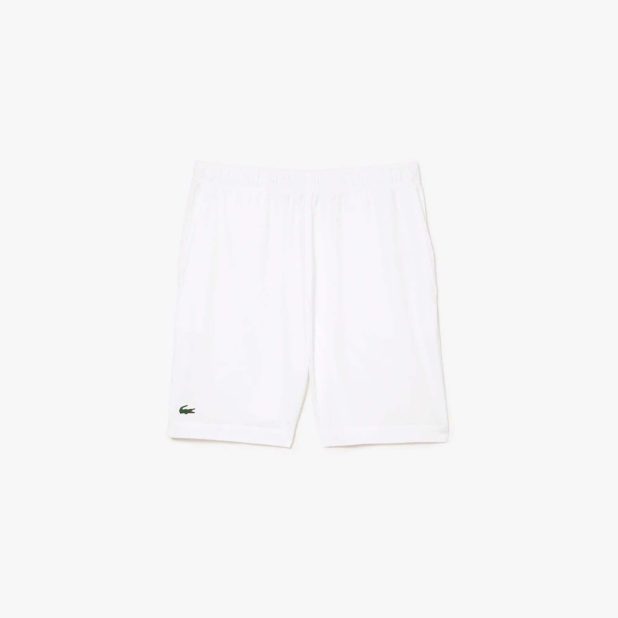 Lacoste Men's Ultralight Tennis Shorts featuring lightweight performance fabric, moisture management, side pockets, and an athletic fit.