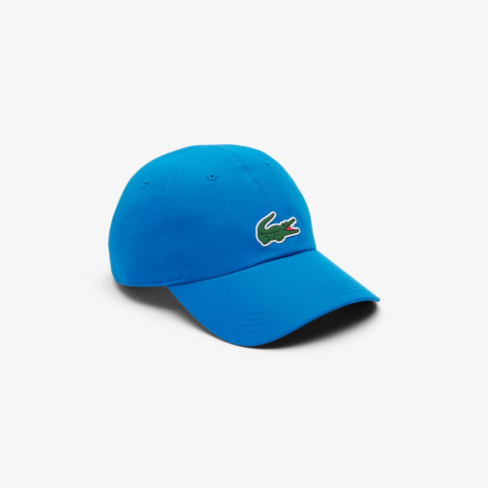 Lacoste Sport x Novak Djokovic Tennis Cap featuring lightweight performance fabric, breathable comfort, an adjustable fit, and signature branding.